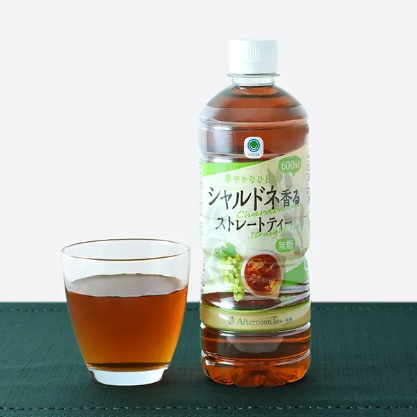 패밀리마트 Afternoon Tea 감수 샤르도네 향기 스트레이트 티 600ml 편의점 음료