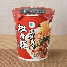 패밀리마트 짙은 맛 매운 탄탄면 83g 편의점 컵라면
