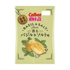 패밀리마트 칼비 감자 칩 바질 & 소금 맛 일본편의점 간식