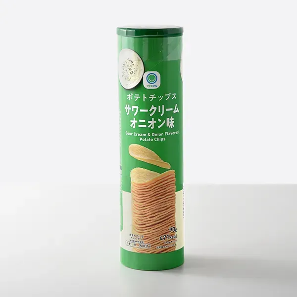 패밀리마트 감자 칩 사워 크림 양파 맛 일본편의점 간식