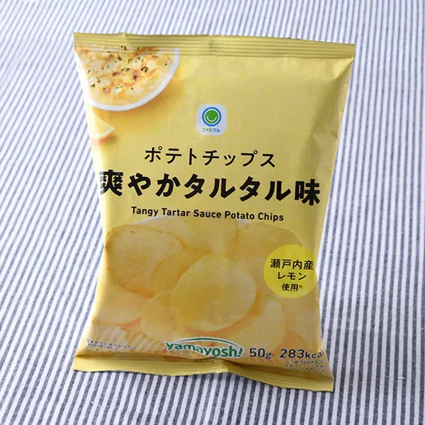패밀리마트 감자 칩 상쾌한 타르타르 맛 일본편의점 간식