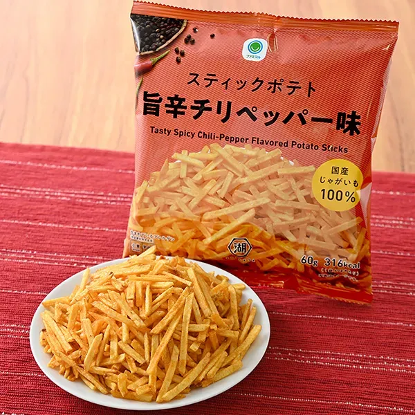 패밀리마트 스틱 감자 맛 매운 칠리 페퍼 맛 일본편의점 간식