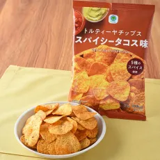패밀리마트 토르티야 칩스 매운 타코 맛 일본편의점 간식