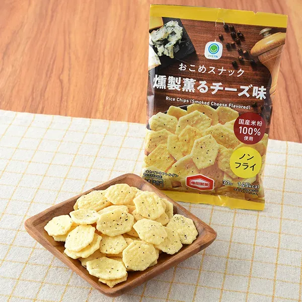패밀리마트 오코메 스낵 훈제 훈제 치즈 맛 일본편의점 간식
