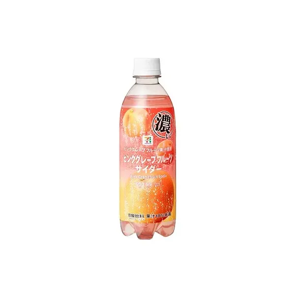 세븐일레븐 진한 핑크 자몽 사이다 500ml