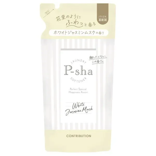 P-sha (파샤) 화이트 재스민 사향의 향기 리필 480ml [유연제]