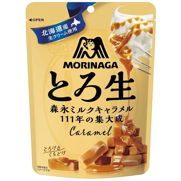 모리나가 녹아드는 생 캐러멜 밀크맛 파우치 60g
