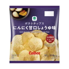 패밀리마트 감자 칩 마늘 달콤한 간장 맛 57g 일본편의점 과자