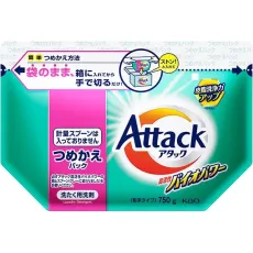 일본 카오 Attack 고활성 바이오 파워 리필 750g [세탁 세제 분말]