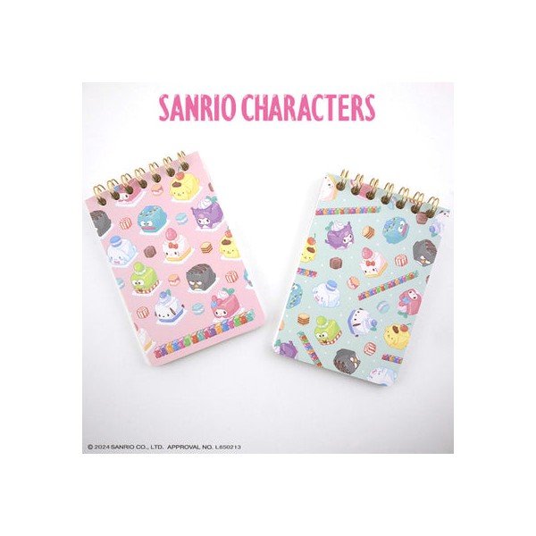 산리오 캐릭터즈 콜라보 코로콜로 스위트 A7 링 노트 2권 세트