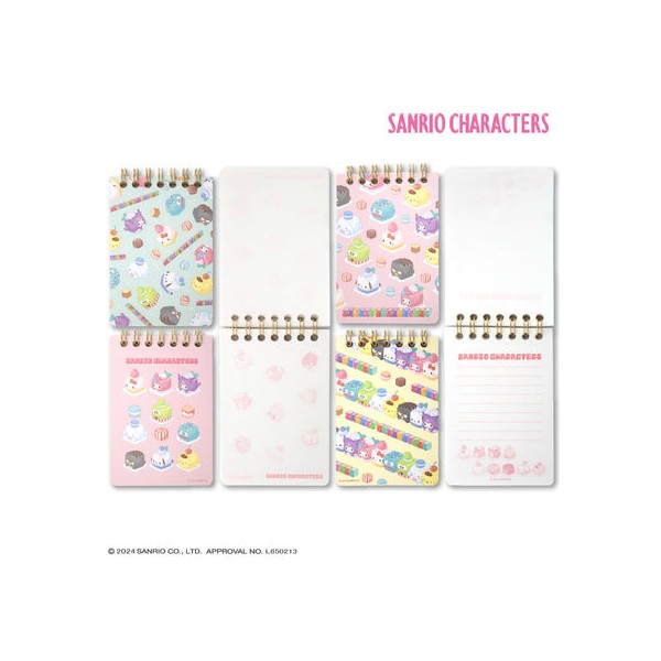 산리오 캐릭터즈 콜라보 코로콜로 스위트 A7 링 노트 2권 세트