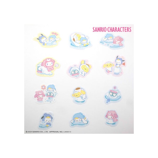 산리오 캐릭터즈 콜라보레이션 플레이크 스티커 제2탄