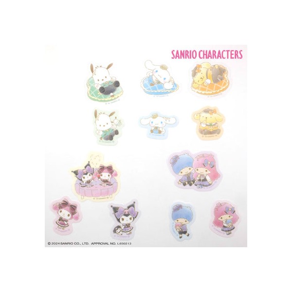 산리오 캐릭터즈 콜라보레이션 플레이크 스티커 제2탄