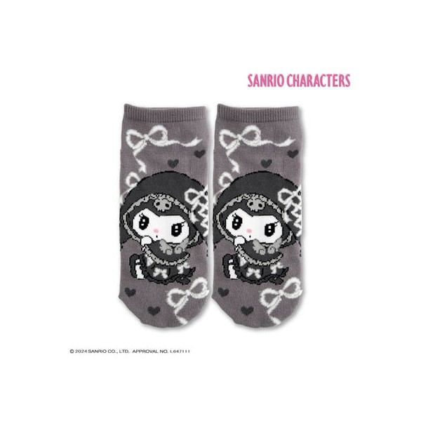 달밤의 멜로 클로 디자인 콜라보 앵클 양말