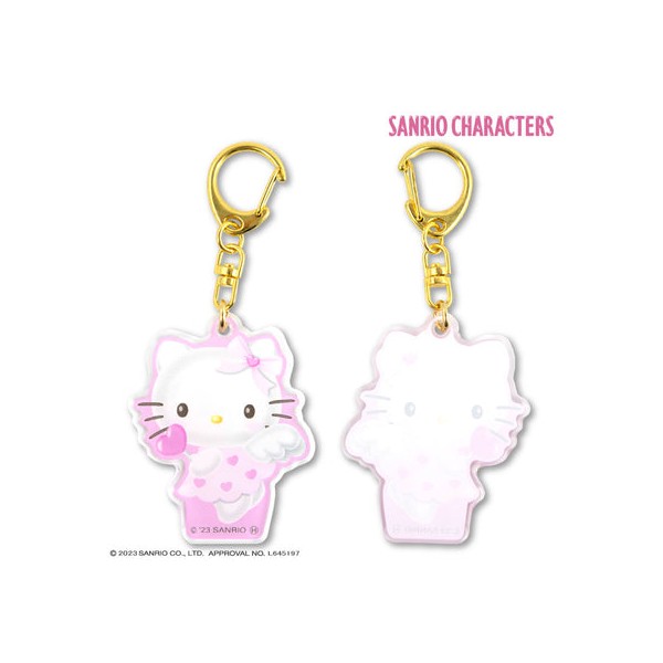 산리오 캐릭터즈 콜라보레이션 푹신한 아크릴 키 체인