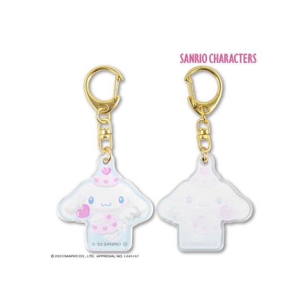 산리오 캐릭터즈 콜라보레이션 푹신한 아크릴 키 체인