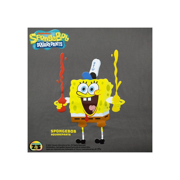 스폰지 밥 콜라보레이션 티셔츠