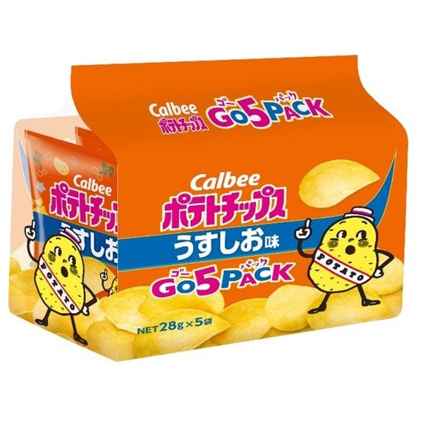 Calbee 칼비 칼비 감자칩 스스시맛 GO5PACK 28g×5봉