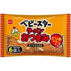 간식 컴퍼니 베이비 스타라면 안주 매운 닭고기 맛 6 봉지 138g
