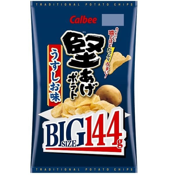 Calbee 칼비 딱딱한 감자 BIG 우스시맛 144g