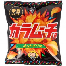 호수 이케야 칼럼초칩 핫 칠리 맛 55g [스낵]