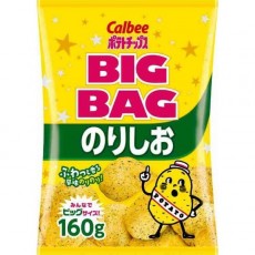 Calbee 칼비 큰봉지 감자 칩 김밥 160g