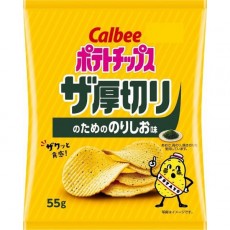 Calbee 칼비 감자 칩 더 두껍게 썬 김 맛 55g