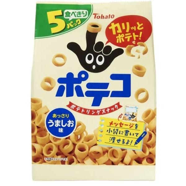 히가시 비둘기 Tohato 포테코 우마시 맛 110g (22g × 5 봉지)