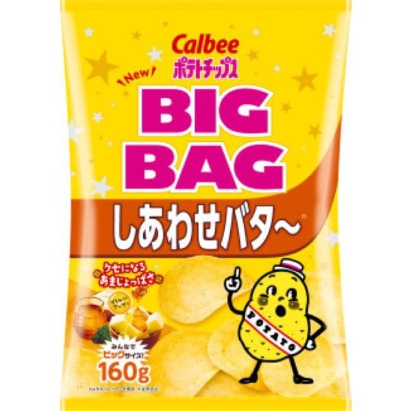 Calbee 칼비 빅 가방 감자 칩 합쳐 버터~ 160 g