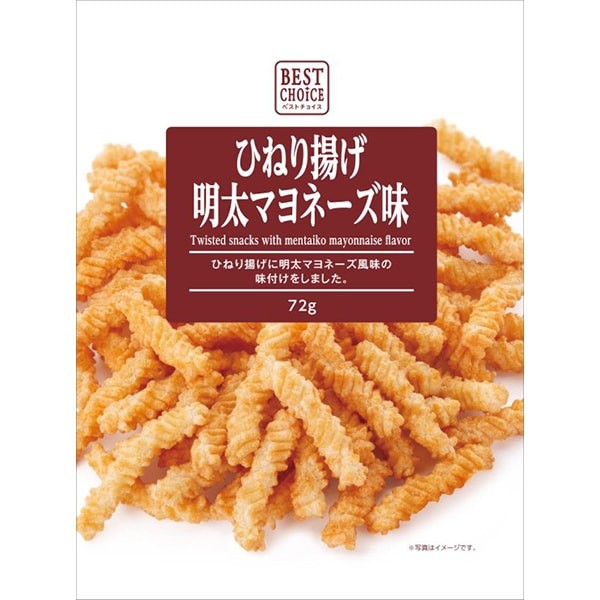 최고의 선택 베스트 선택 트위스트 튀김 명란 마요네즈 맛 72g