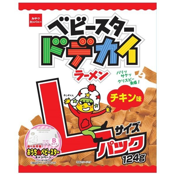 간식 회사 베이비 스타드 데카이라 맨치킨 맛 L 사이즈 팩 124g