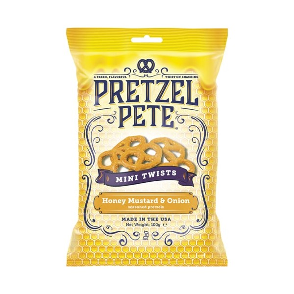 프레첼 피트 PRETZEL PETE 프레첼 꿀 겨자 & 양파 100g