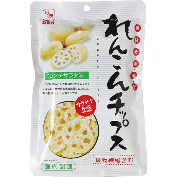 카모이 식품 소재 그대로 렌콘 칩스 22g