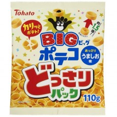 히가시 비둘기 Tohato 묵직한 팩 포테코 우마시 맛 110g