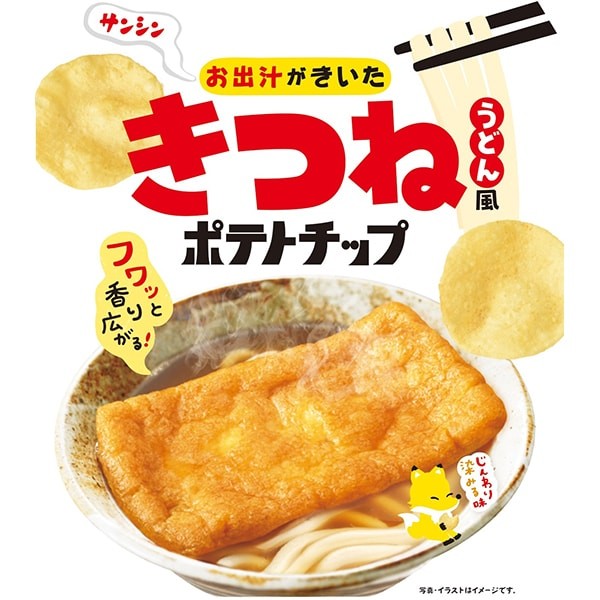 미토미 키츠네 우동 바람 감자 칩 40g