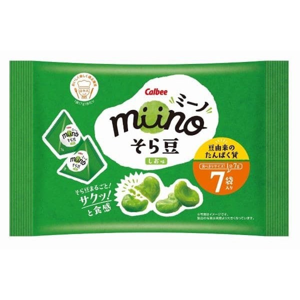 Calbee 칼비 miino 소라 콩 시미미 삼각 팩 49g