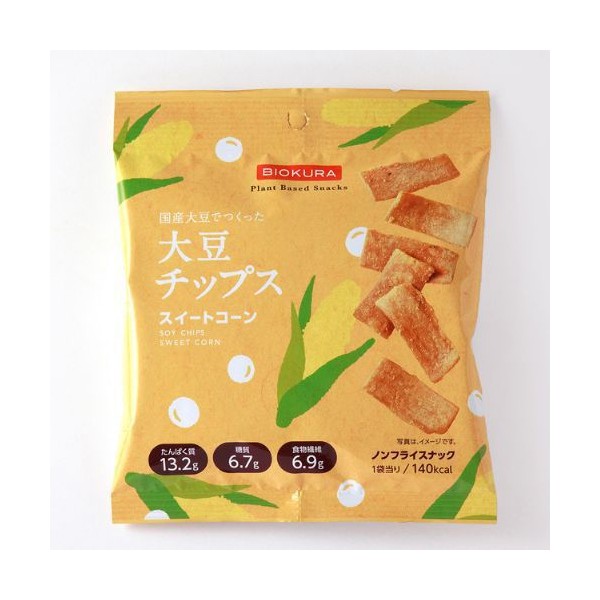 비오쿠라 BIOKURA 간장 칩스 스위트 옥수수 35g