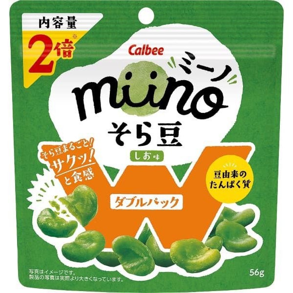 Calbee 칼비 miino 소라 콩 시미 W 팩 56g