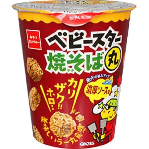 간식 회사 베이비 스타 야키소바 마루 소스 맛 59g