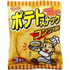 카토 제과 감자 스낵 콩소메 맛 3장×20봉