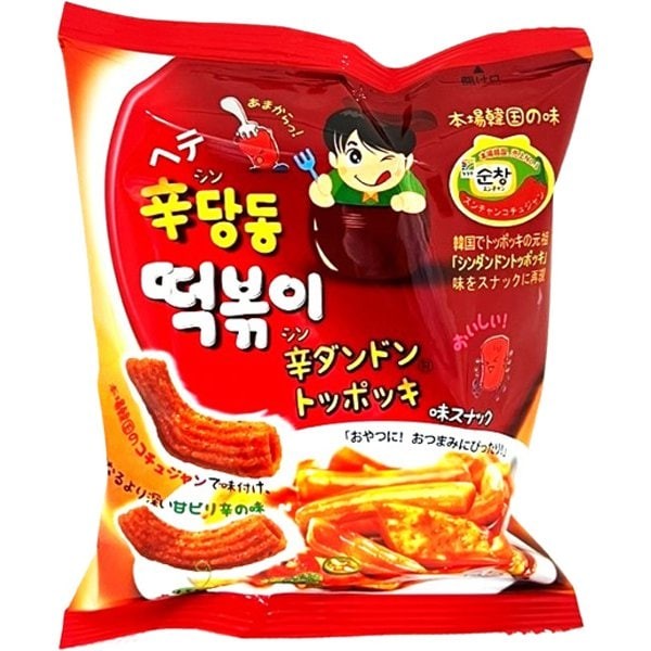 헤테파시픽 HAITAI PACIFIC 매운 던동 떡볶이 맛 스낵 65g