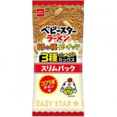 간식 회사 베이비 스타 라면 감의 씨 MIX 슬림 팩 코쿠 우마 치킨 맛 52g