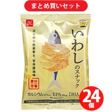간식 컴퍼니 소재 시장 이와시의 간식 살짝 생강 향기, 달콤한 간장 맛 小袋 25g × 24개 세트
