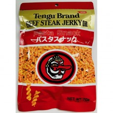 산슈 제과 산슈 제과 쇠고기 스테이크 육포 맛 파스타 스낵 70g