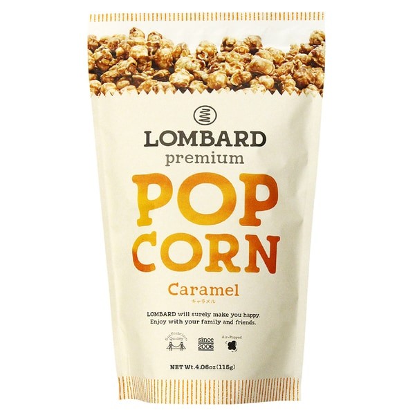 롬바드 LOMBARD 도미나가 무역 롬바드 프리미엄 팝콘 캐러멜 국산 비유전자 재조합 콘 사용 척 포함 115g