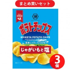 호수 이케야 小袋 감자칩 감자 소금 27g × 3개 세트