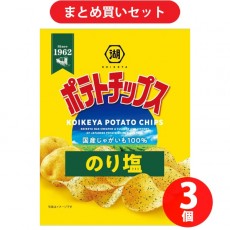 호수 이케야 小袋 감자칩 김 소금 27g × 3개 세트