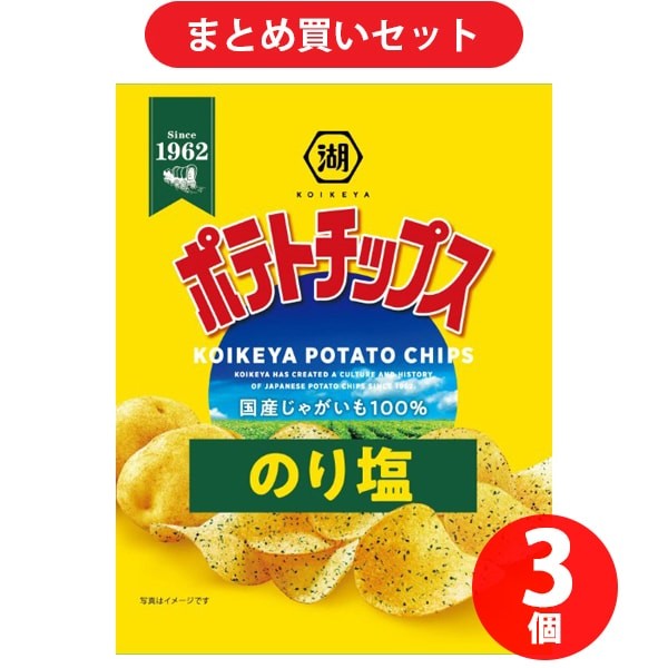 호수 이케야 小袋 감자칩 김 소금 27g × 3개 세트
