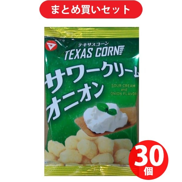 마쓰야마 제과 텍사스 콘 사워 크림 양파 15g 30 개 세트