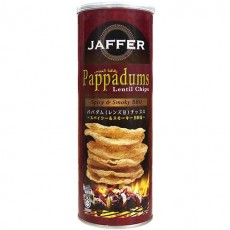 재퍼 JAFFER 파파담 (렌틸) 칩스 매운 & 스모키 BBQ 60g [과자]